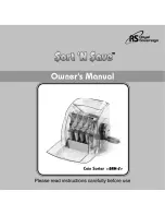 Royal Sovereign Sort 'N Save MS1 Owner'S Manual preview