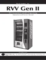 Preview for 1 page of Royal Vendors RVV Gen II Operation And Service Manual