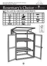 Royal Well Rosemary’s Choice RW2173 Manual preview