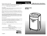 Royal 12X Operational Manual preview