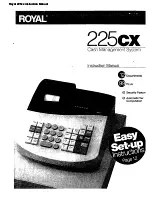 Предварительный просмотр 1 страницы Royal 225cx Instruction Manual