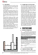 Предварительный просмотр 20 страницы Royal ALICE Instructions For Use And Maintenance Manual