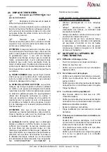 Предварительный просмотр 51 страницы Royal ALICE Instructions For Use And Maintenance Manual