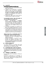 Предварительный просмотр 53 страницы Royal ALICE Instructions For Use And Maintenance Manual