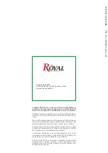 Preview for 110 page of Royal BAITA v2 Instructions For Use And Maintenance Manual