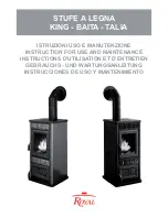 Royal BAITA Instructions For Use And Maintenance Manual preview
