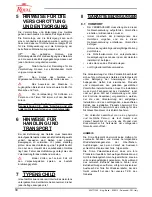 Preview for 30 page of Royal BAITA Instructions For Use And Maintenance Manual