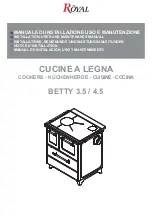 Preview for 1 page of Royal BETTY 3.5 Installation, User And Maintenance Manual