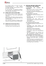 Preview for 42 page of Royal BETTY 3.5 Installation, User And Maintenance Manual