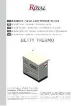 Preview for 1 page of Royal BETTY THERMO Manual