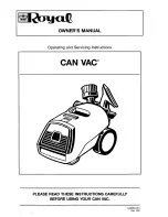 Preview for 1 page of Royal CAN VAC Owner'S Manual