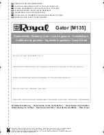 Preview for 34 page of Royal Gator Operating Manual