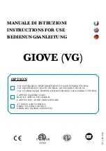 Royal Giove Instructions For Use Manual preview