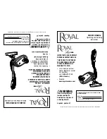 Royal Lexon S18 Owner'S Manual preview