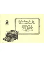 Royal Linea 10 Instructions For Care And Use preview