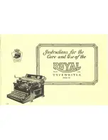 Предварительный просмотр 1 страницы Royal Linea 10 Instructions For Care And Use