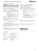 Preview for 15 page of Royal M3310 Operating Manual