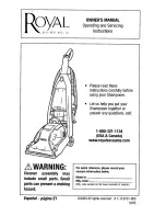 Preview for 1 page of Royal MRY7600 Owner'S Manual