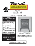 Royal R-CAST Owner'S Manual And Installation Instructions preview