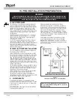 Предварительный просмотр 8 страницы Royal R-CAST Owner'S Manual And Installation Instructions