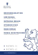 Preview for 1 page of Royal RCWS-30 User Manual