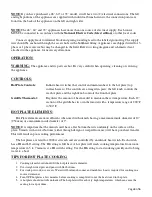 Preview for 3 page of Royal RHPE-12-1 Owner'S Manual