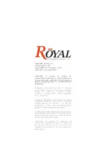 Preview for 160 page of Royal RONDINE AIR Installation And Maintenance Manual