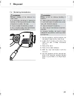 Preview for 25 page of Royal VERSO wet & dry Operating Manual