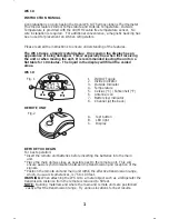 Preview for 2 page of Royal WS10 Operation Manual
