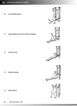 Предварительный просмотр 28 страницы Royalbeach RBS SPORTS WOODEN WALL BAR Assembly, Use, And Training Instructions