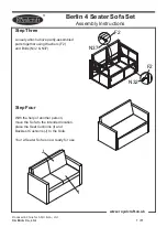 Preview for 7 page of Royalcraft Berlin 4 Seater Sofa Set Assembly Instructions Manual