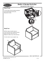 Preview for 9 page of Royalcraft Berlin 4 Seater Sofa Set Assembly Instructions Manual