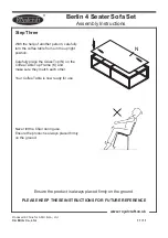 Preview for 11 page of Royalcraft Berlin 4 Seater Sofa Set Assembly Instructions Manual