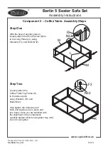 Preview for 10 page of Royalcraft Berlin 5 Seater Sofa Set Assembly Instructions Manual