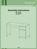 Предварительный просмотр 1 страницы Royalcraft Bo Assembly Instructions Manual