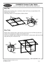 Preview for 5 page of Royalcraft CANNES CAN08T-BLACK Assembly Instructions Manual