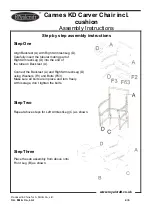 Предварительный просмотр 4 страницы Royalcraft Cannes KD Carver Assembly Instructions Manual