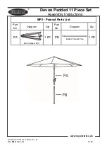 Предварительный просмотр 7 страницы Royalcraft Devon Padded 11 Piece Set Assembly Instructions Manual