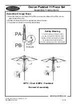 Предварительный просмотр 8 страницы Royalcraft Devon Padded 11 Piece Set Assembly Instructions Manual