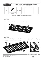 Preview for 4 page of Royalcraft Faro 295L Storage Box Assembly Instructions Manual