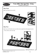 Preview for 5 page of Royalcraft Faro 295L Storage Box Assembly Instructions Manual