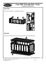 Preview for 6 page of Royalcraft Faro 295L Storage Box Assembly Instructions Manual