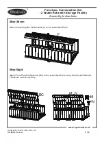 Предварительный просмотр 8 страницы Royalcraft Faro 4pcs Assembly Instructions Manual