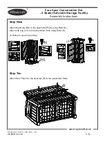 Предварительный просмотр 9 страницы Royalcraft Faro 4pcs Assembly Instructions Manual