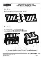 Предварительный просмотр 10 страницы Royalcraft Faro 4pcs Assembly Instructions Manual