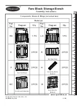 Предварительный просмотр 3 страницы Royalcraft Faro Black Assembly Instructions Manual