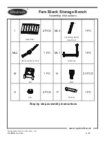 Preview for 4 page of Royalcraft Faro Black Assembly Instructions Manual