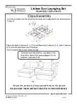 Предварительный просмотр 4 страницы Royalcraft Lisbon Sun Assembly Instructions