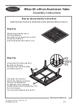 Предварительный просмотр 4 страницы Royalcraft Milan Assembly Instructions