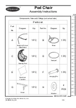 Предварительный просмотр 3 страницы Royalcraft Pod Chair Assembly Instructions Manual